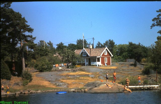 Schäreninsel an der schwedischen Ostküste, Erholungsort für Stockholmer