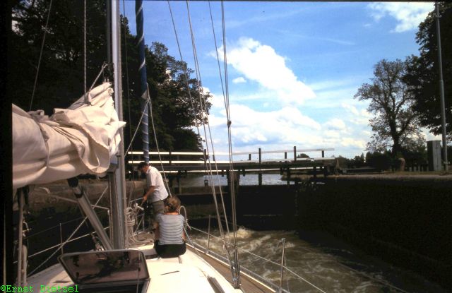 Schleuse am Götakanal